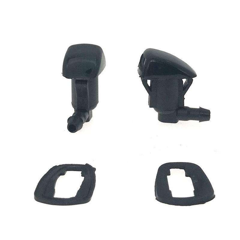 Syconeer 7133-232314A Pack of 2 Front Windshield Washer Sprayer Nozzle Kit for 2008-2012 Malibu 2005-2010 Pontiac G6 2007-2009 Saturn Aura Replace OE 15247800 55156427AB - Image 1